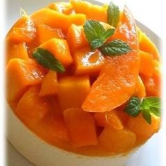 A picture of No-bake Mango Cheesecake.
