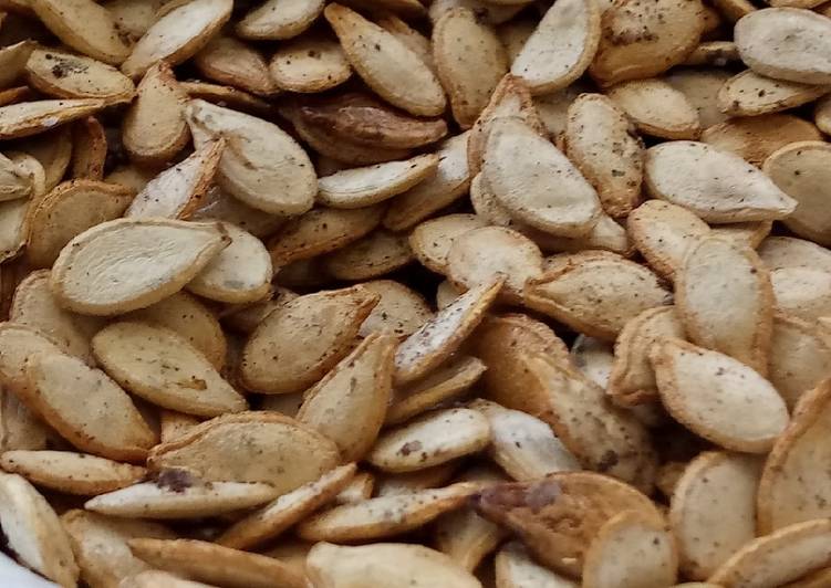 Steps to Prepare Quick Roasted pumpkin seeds