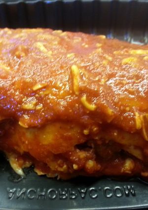 A picture of Leftover Chicken Enchiladas.