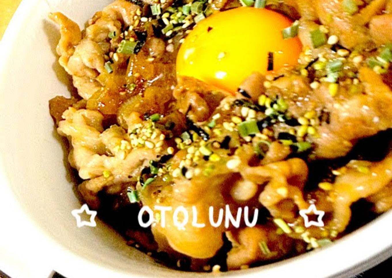Easy Obihiro Don (Pork Rice Bowl)