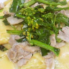 A picture of Nanohana & Butter Soy Sauce Pasta.