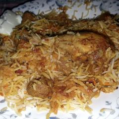 A picture of Chicken Tikka Biryani (smoked).