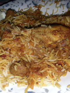 A picture of Chicken Tikka Biryani (smoked).