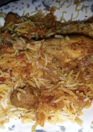 A picture of Chicken Tikka Biryani (smoked).