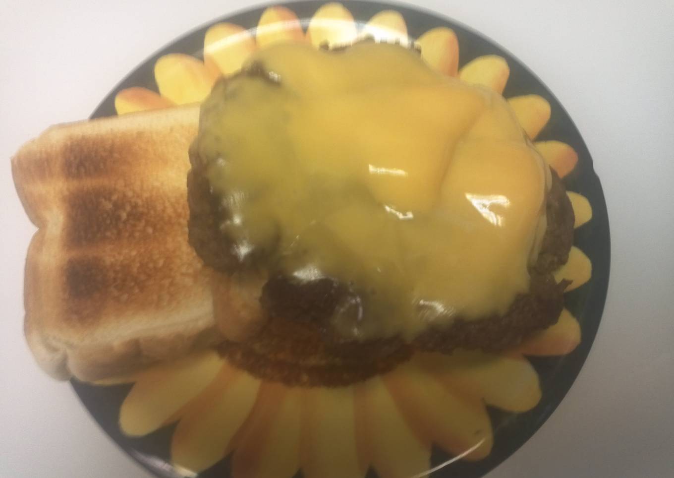 Mom's burger with Texas toast