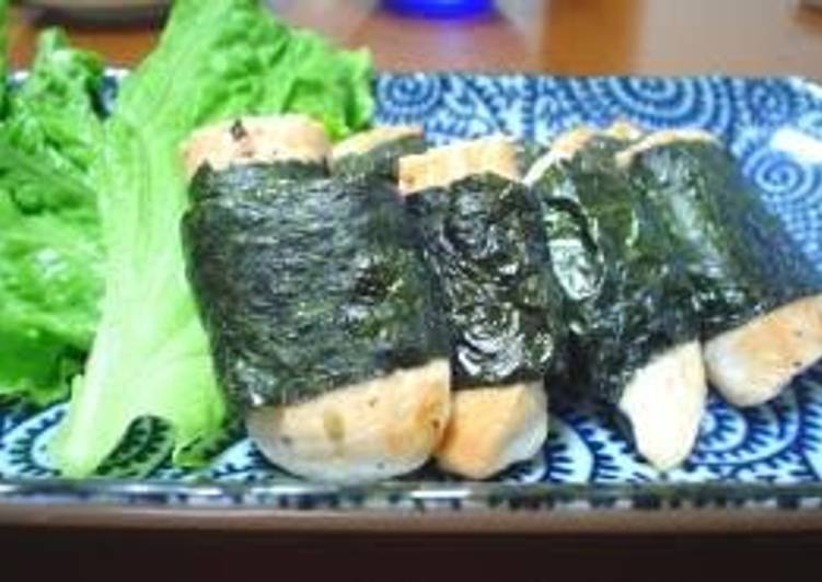 Recipe of Ultimate Easy Grilled Chicken Tenders Rolled with Seaweed