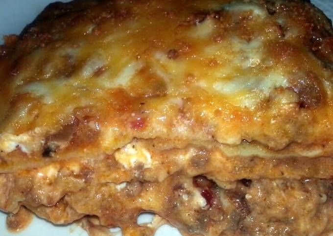 Cheesy Meat Lasagña