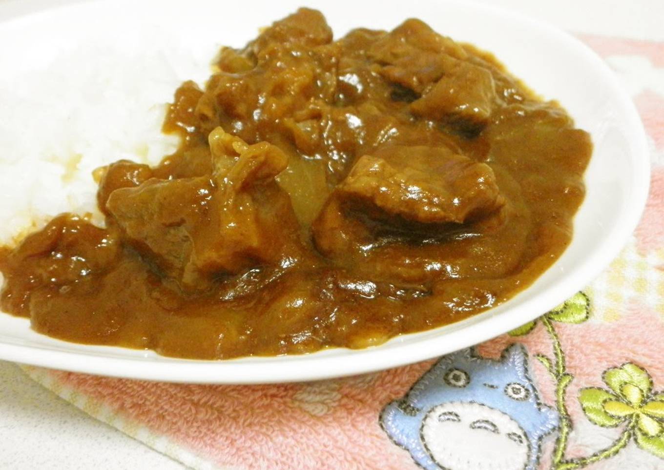 Made in a Rice Cooker: Tender Beef Shank Curry
