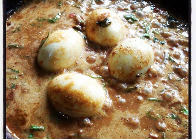 Steps to Cook Speedy Jake's south indian egg curry (from the land of spices)