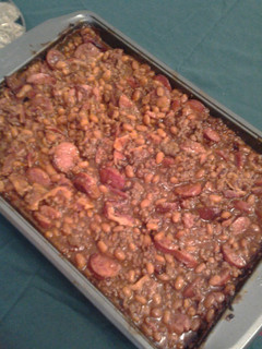 A picture of Mrs. Bell's Bake Beans.