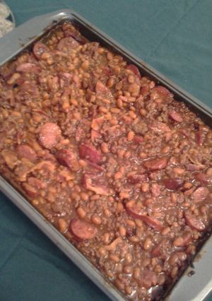 A picture of Mrs. Bell's Bake Beans.
