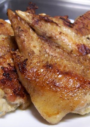A picture of Pan Fried, Not Deep Fried Stuffed Chicken Wings (Chicken "Gyoza").