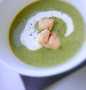 Simple Way Make Recipe Spinach Potage Soup with Boiled Chicken Soup that is Really Delicious, Perfect}