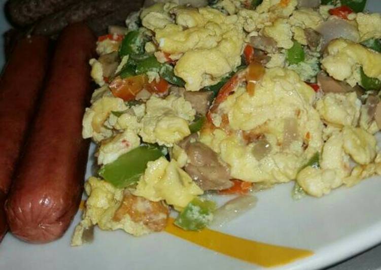 Simple Way to Make Super Quick Homemade Scrambled Mushroom Eggs