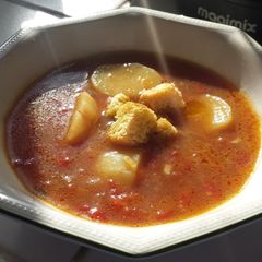 A picture of Spicy Tomato Soup.