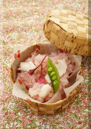 A picture of A Scent of Spring! Sea Bream Sakura Rice.
