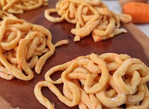 Foto resep Mie Telur Wortel Homemade (Full Tepung Terigu Pro Tinggi)