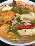 Tomyam Putih Udang Sotong (Tanpa Pes)