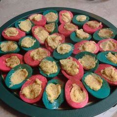 Christmas Deviled Eggs A picture of Christmas Deviled Eggs.
