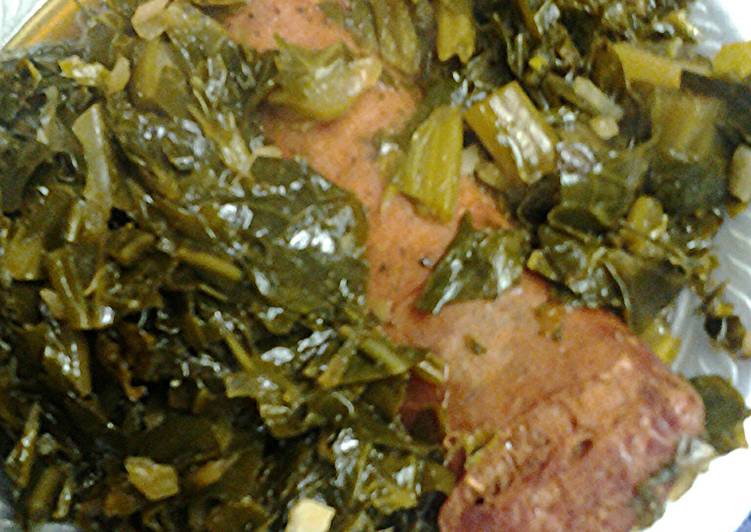 Easiest Way to Make Any-night-of-the-week Smoked sausage with collard greens