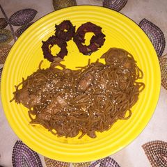 A picture of Chicken Lo Mein.