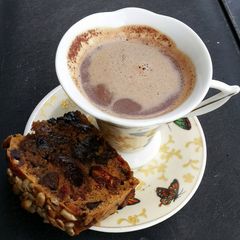 A picture of Spiced Hot Chocolate Late Nite Snacking.