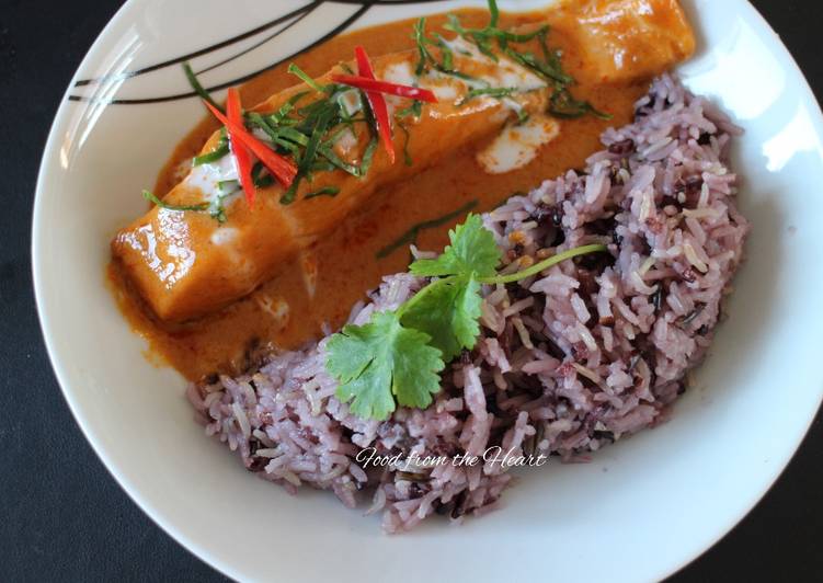 Choo Chee Curry with Salmon