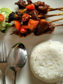 Foto resep Sate kambing praktis #KitaBerbagi