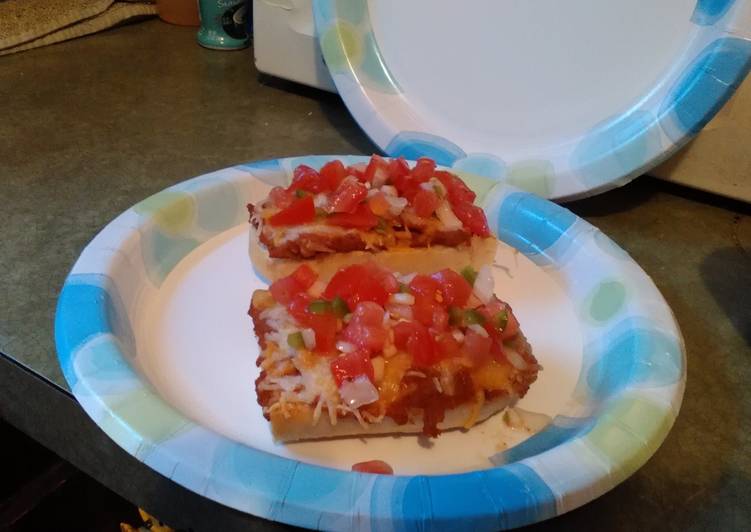 Recipe of Super Quick Homemade Molletes with Pico de Gallo