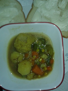 A picture of Matzo Ball Stew.