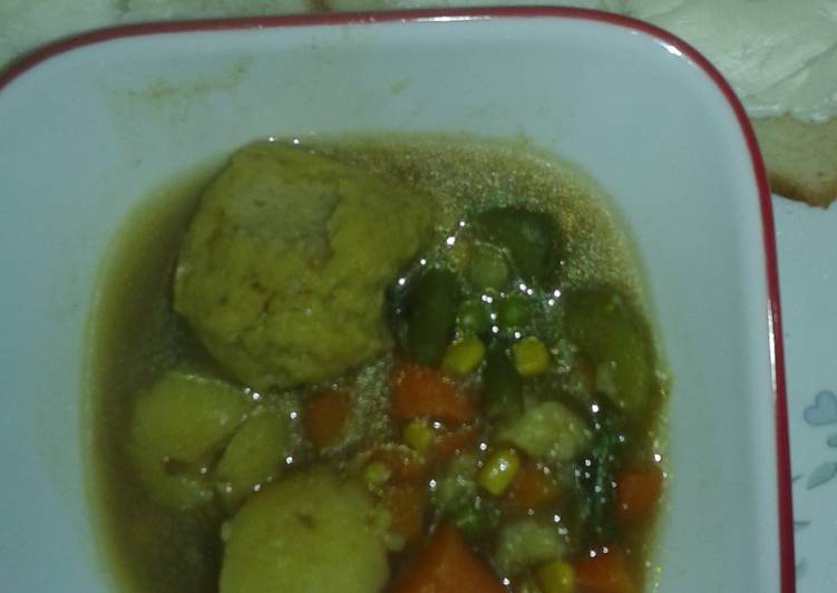 Recipe of Homemade Matzo Ball Stew