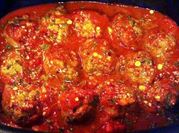 A picture of meatball recipe
