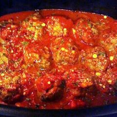 A picture of Bubbas' Meatballs.