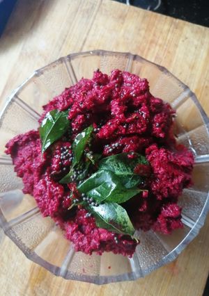 A picture of Beetroot chutney.