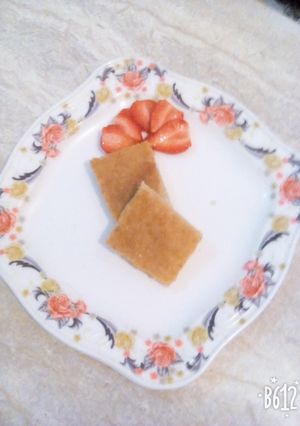 صورة لوصفة بسبوسه على طريقتي