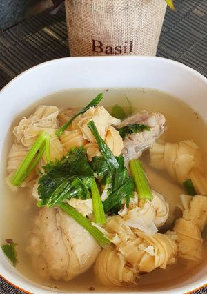 Foto resep Sup Ayam Kembang Tahu