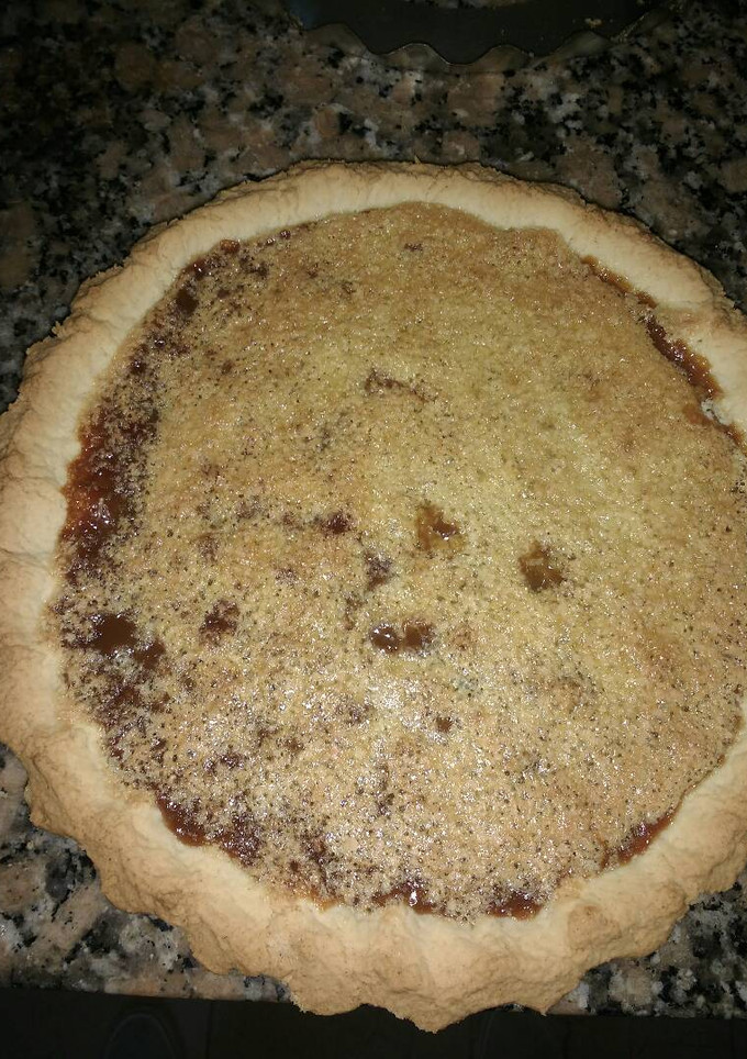Una foto de Tarta de coco y dulce de Leche 😍