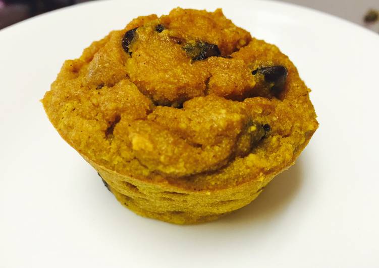 Recipe of Quick Gluten Free Pumpkin Chocolate Chip Muffins