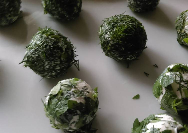 Recipe of Ultimate Herb Coated Cheese Appetizer