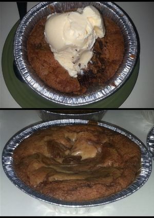 A picture of Deep Dish Lava Cookies.