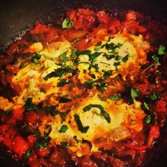A picture of Huevos Rancheros by #diningwithdaveh.