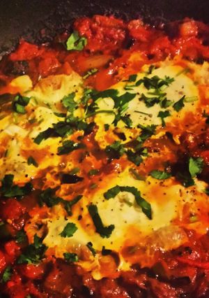A picture of Huevos Rancheros by #diningwithdaveh.