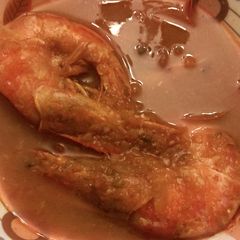 A picture of Shrimp soup.