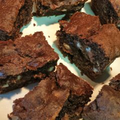 A picture of EasyPeanut Butter And White Chocolate Brownies By Chef Don.