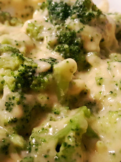 A picture of Broccoli and Cheese.