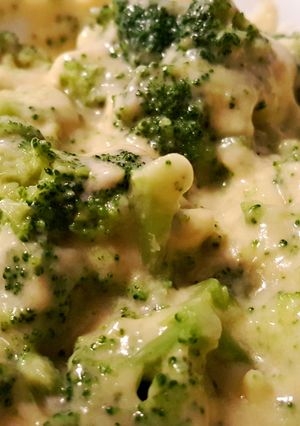 A picture of Broccoli and Cheese.