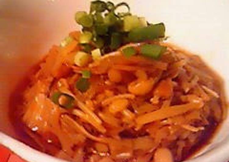 Easy to Prepare Ultimate Super Easy! Slippery Homemade Nametake (Preserved Nametake Mushrooms)