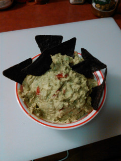 A picture of Guac-holy-mole.