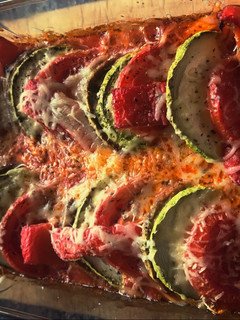 Una foto de Ratatouille con Mozzarella
