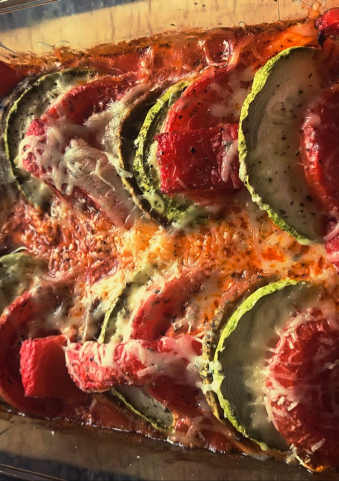Una foto de Ratatouille con Mozzarella